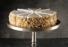 Cake Carrot Sliced 8″ Loomas Cakes : Reliable Food Distributors